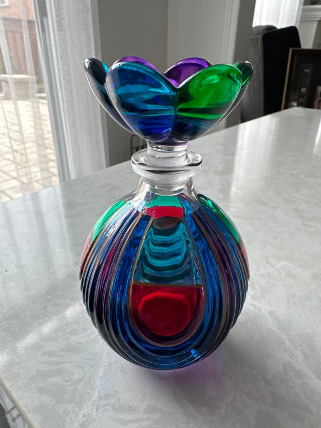 Murano glass perfume bottle. - photo 2