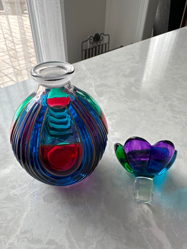 Murano glass perfume bottle. - photo 3