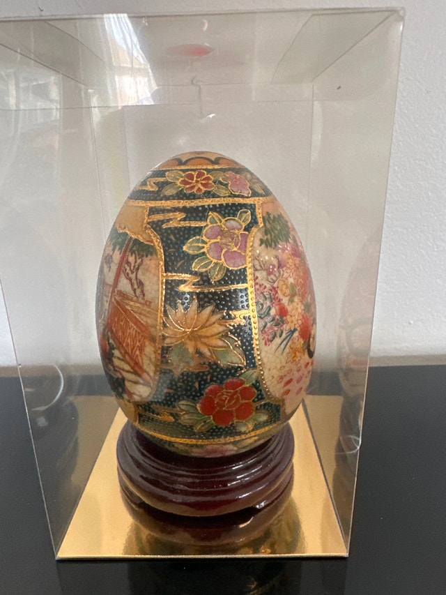 Satsuma porcelain egg - photo 2