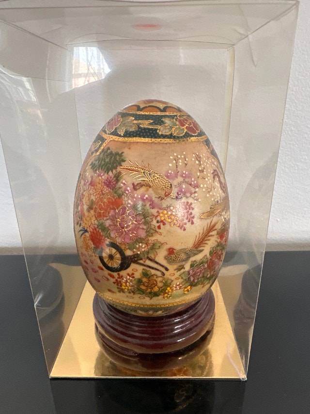 Satsuma porcelain egg - photo 3