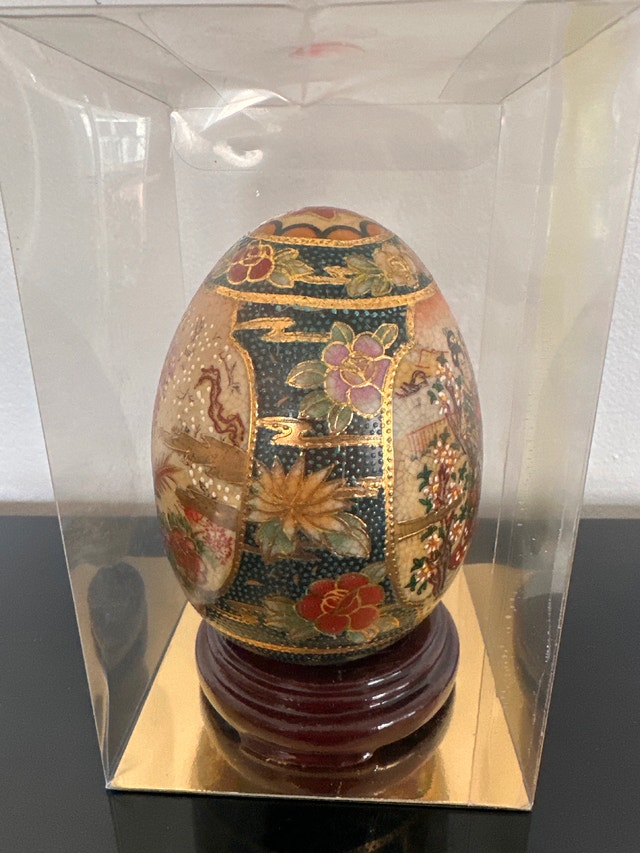 Satsuma porcelain egg - photo 4