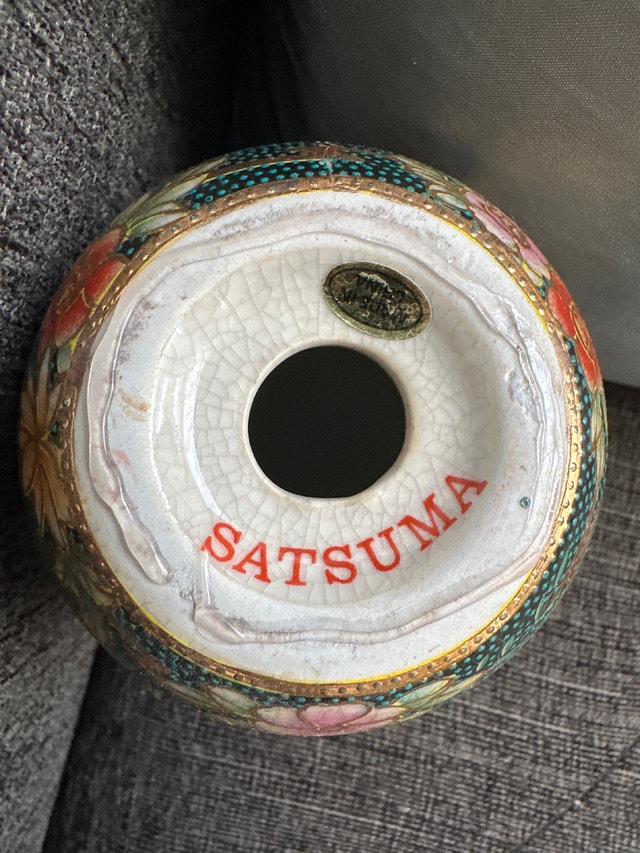 Satsuma porcelain egg - photo 5