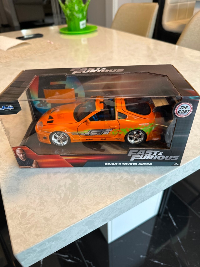 Brian's Toyota Supra, Fast & Furious, 1/24 Die Cast, Jada Toys