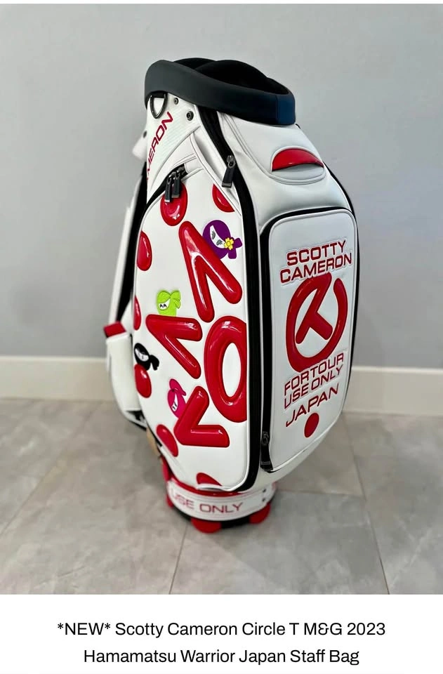 Scotty Cameron Hamamatsu Warrior Circle T Staff Bag - Japan M&G