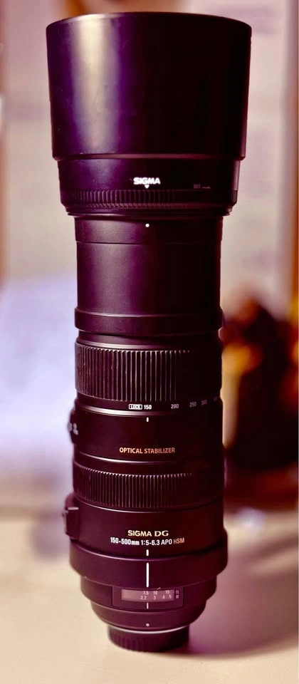 Sigma 150-500mm APO HSM w/ B+W Filter OBO
