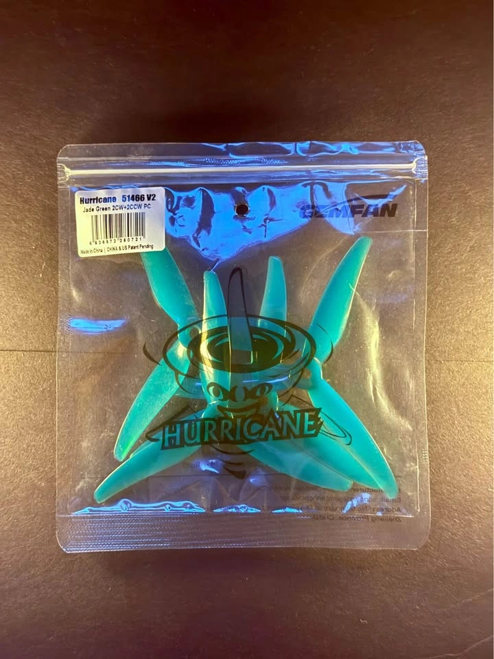 FPV Drone 5 inch Propellers (4 Colours) — GEMFAN Hurricane 51466 - photo 3