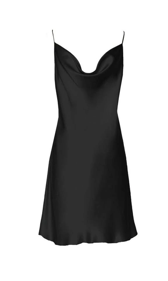 Black Silk Dress | Summer Item
