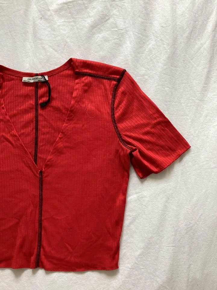 Red Top - ZARA - photo 2