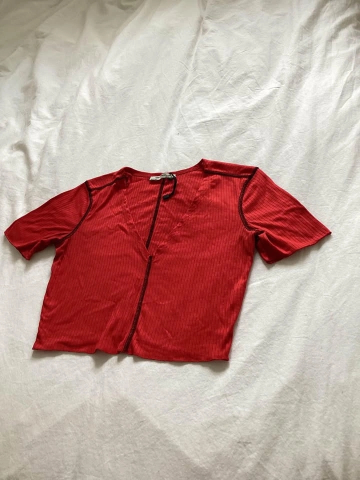 Red Top - ZARA - photo 3