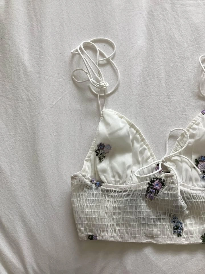 White Summer Top - Small - photo 3