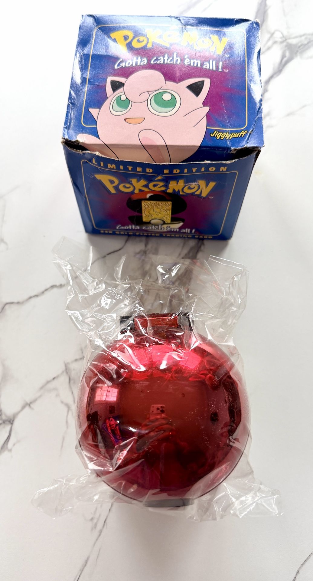 Pokemon 23K Gold Jigglypuff Card - Burger King 1999 Sealed