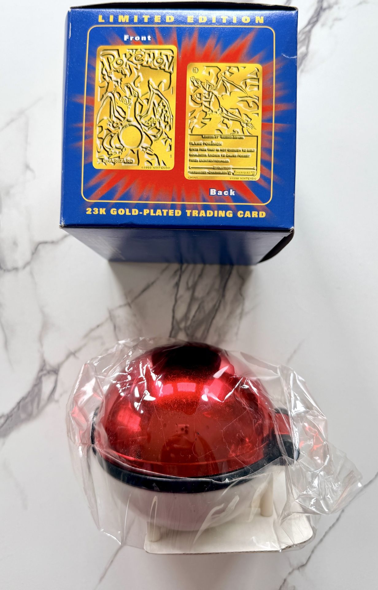1999 Pokemon Charizard #6 Gold Plated Card - Sealed - photo 5