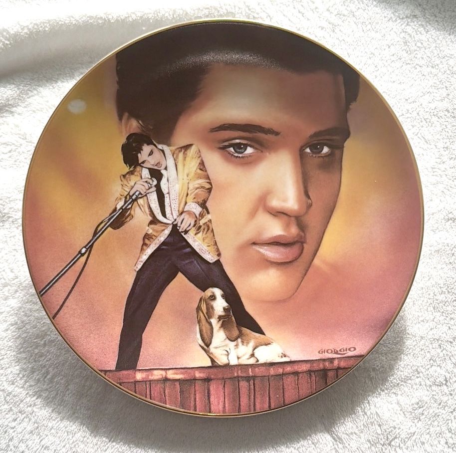 Elvis Presley "Hound Dog" Collector Plate - Limited Edition - photo 3