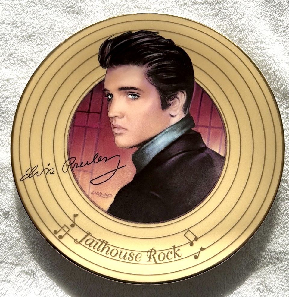 Elvis Presley Jailhouse Rock Collection Plate - 1996