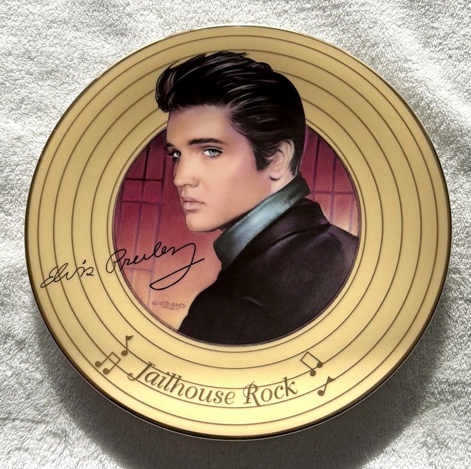 Elvis Presley Jailhouse Rock Collection Plate - 1996 - photo 2