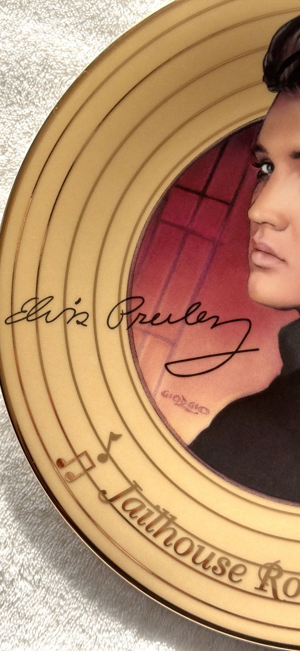Elvis Presley Jailhouse Rock Collection Plate - 1996 - photo 3