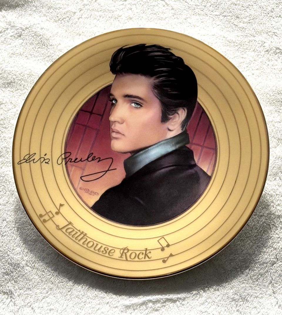 Elvis Presley Jailhouse Rock Collection Plate - 1996 - photo 4
