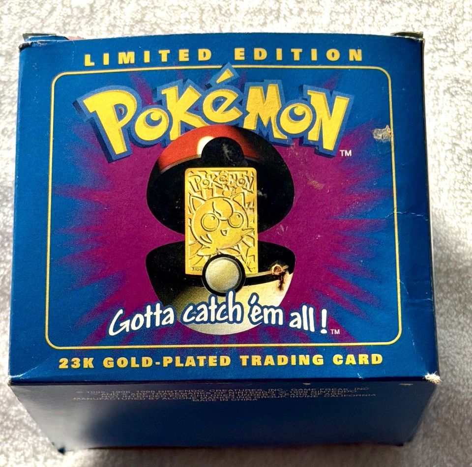 Pokemon 23K Gold Jigglypuff Card - Burger King 1999 - photo 4