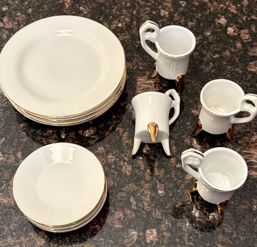 Rare Vintage Demitasse Set - Carson Pirie Scott - 12 Pcs - photo 4