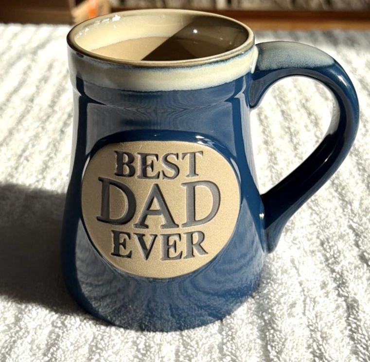 Best Dad Ever Mug - Porcelain - 16 Oz - New!