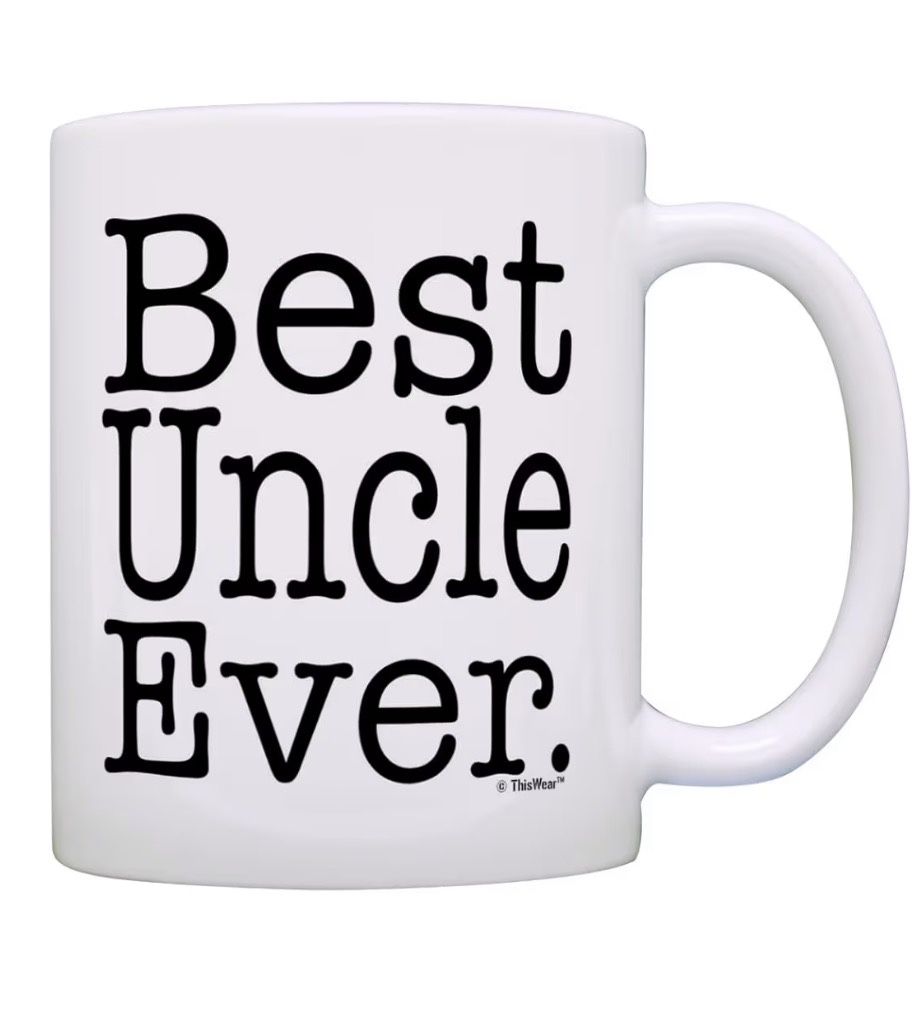 Uncle Gift Ceramic Coffee Mug with Handle-11oz-Brand New!