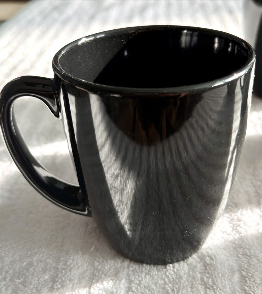 Corelle Black Stoneware Coffee Cups - Set of 4 - photo 4