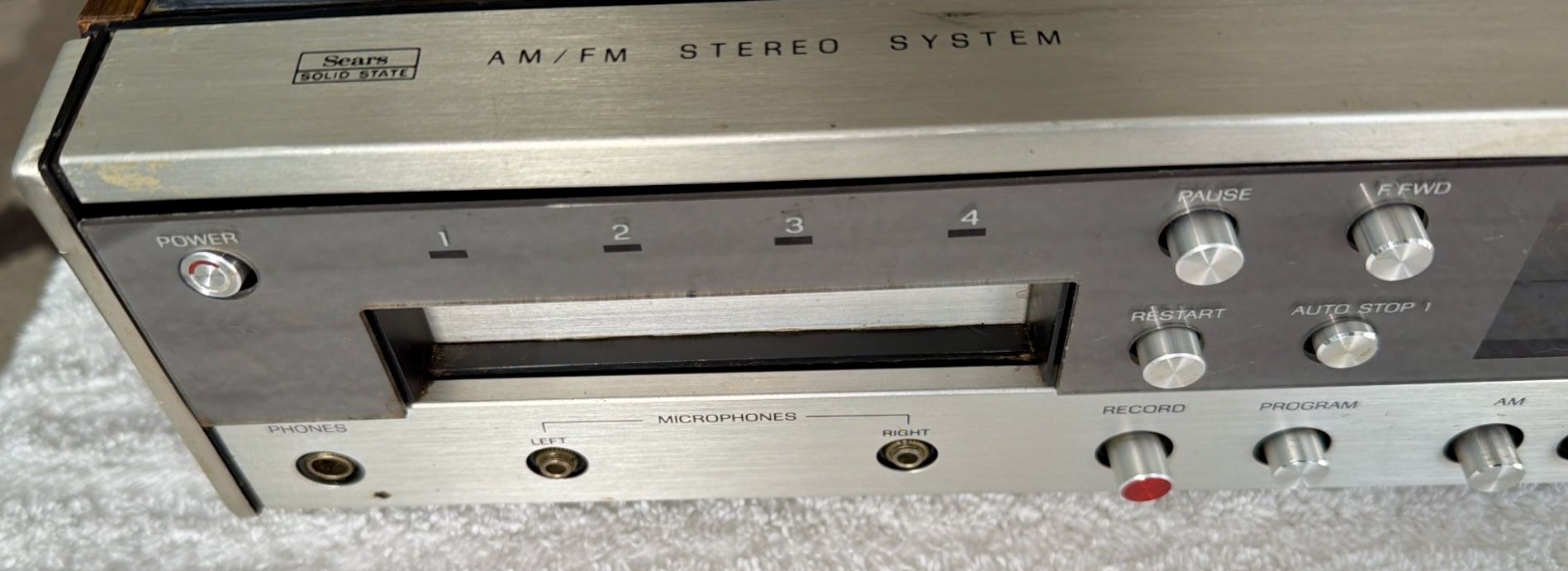Sears Solid State AM/FM 8 Track Player Stereo w/ Turntable - photo 5