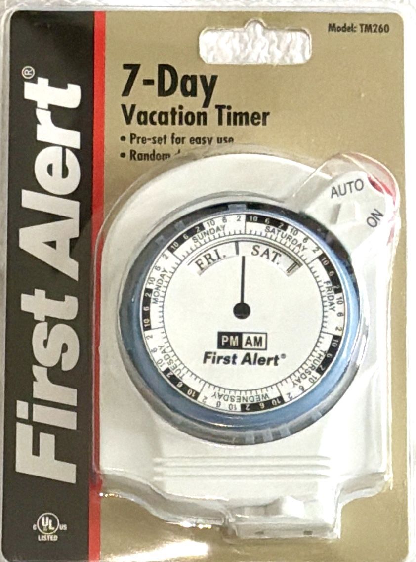 First Alert 7-Day Vacation Timer, TM260