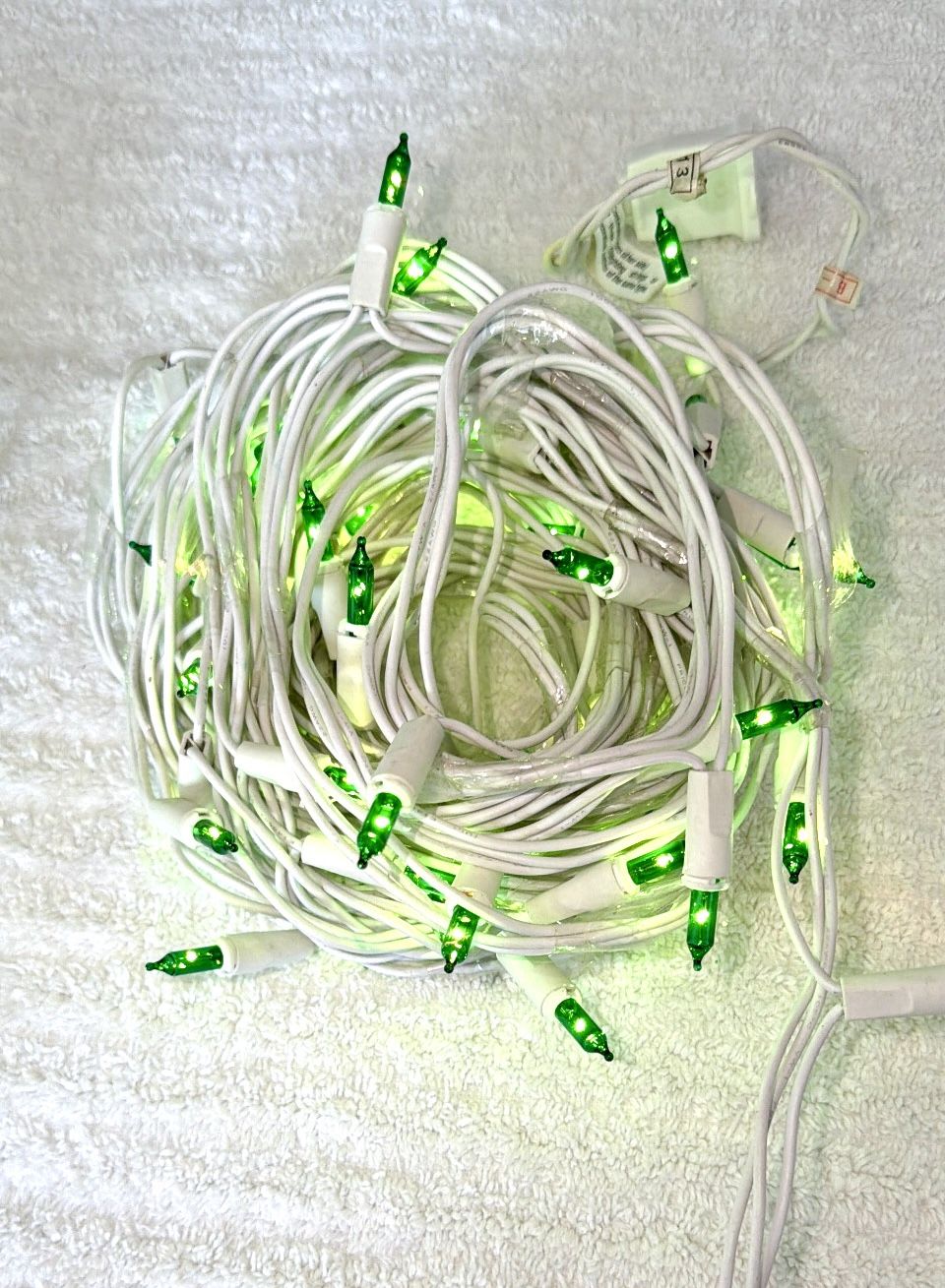 50 Light Green Color Christmas Lights-Indoor/Outdoor Set of 2-Ne - photo 3