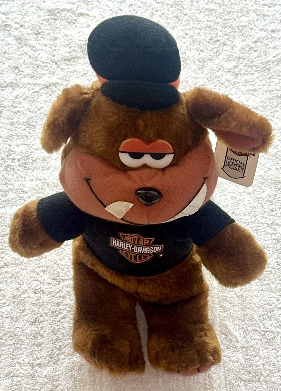 Harley Davidson Plush Biker Bear 14" Vintage 1992