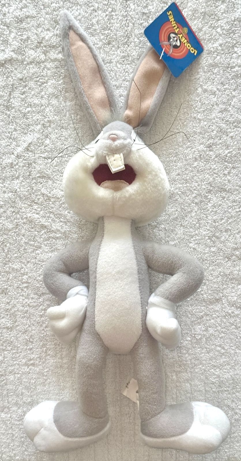 Bugs Bunny Plush Toy 18" Nanco Vintage 2002 New w/ Tags - photo 3