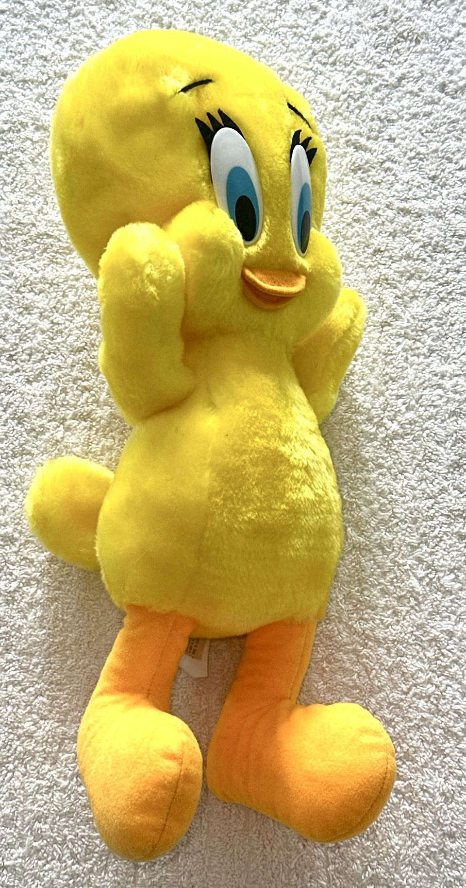 Vintage 1993 Tweety Bird Plush - 16" Tall - Mighty Star - photo 4