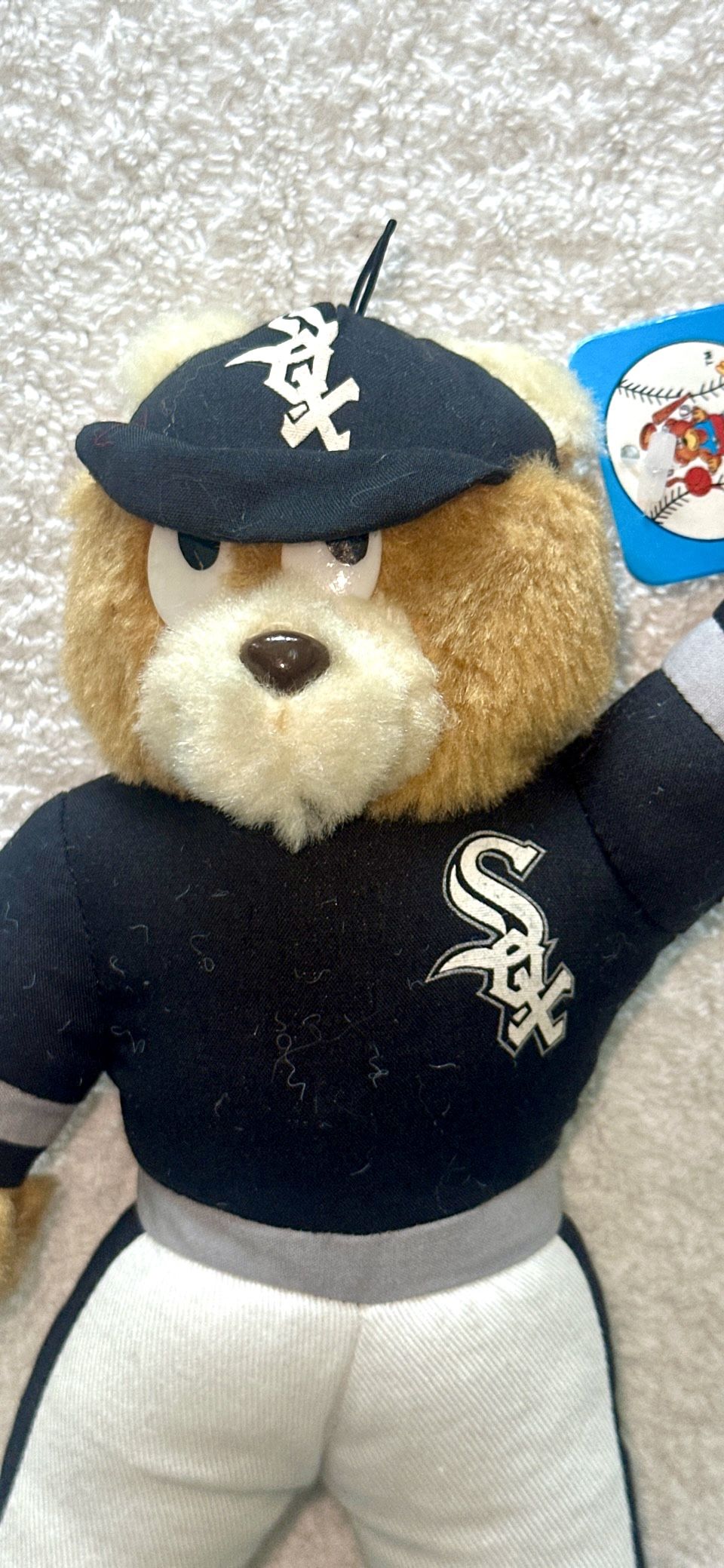 Chicago White Sox Plush Bear - Vintage 1992/1993 - New w/ Tags - photo 2