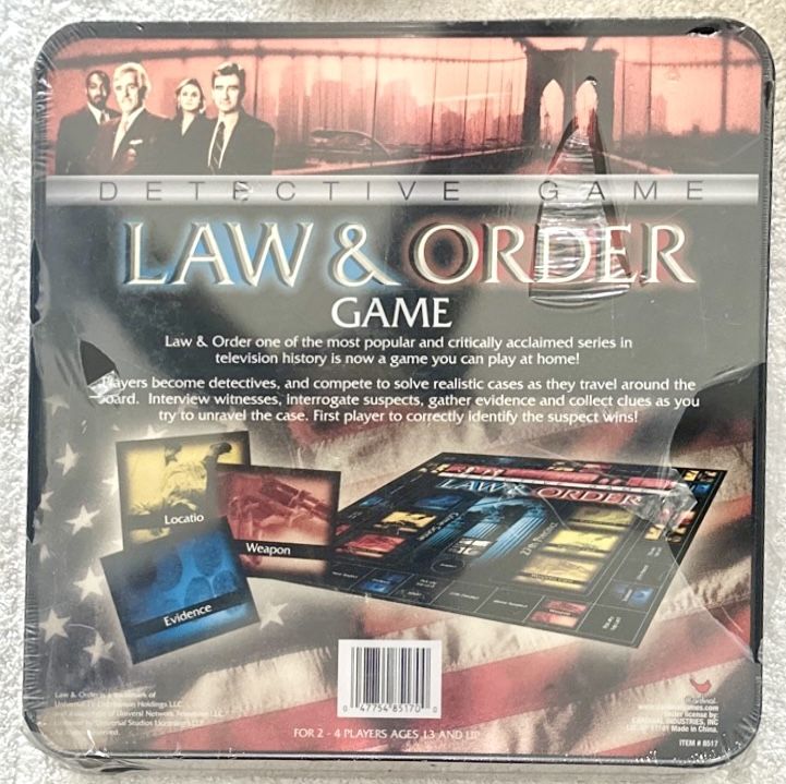 Law & Order Detective Game - New Sealed - photo 2