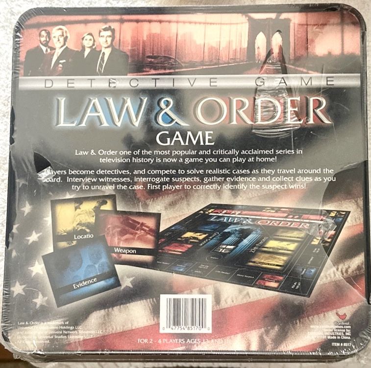 Law & Order Detective Game - New Sealed - photo 4