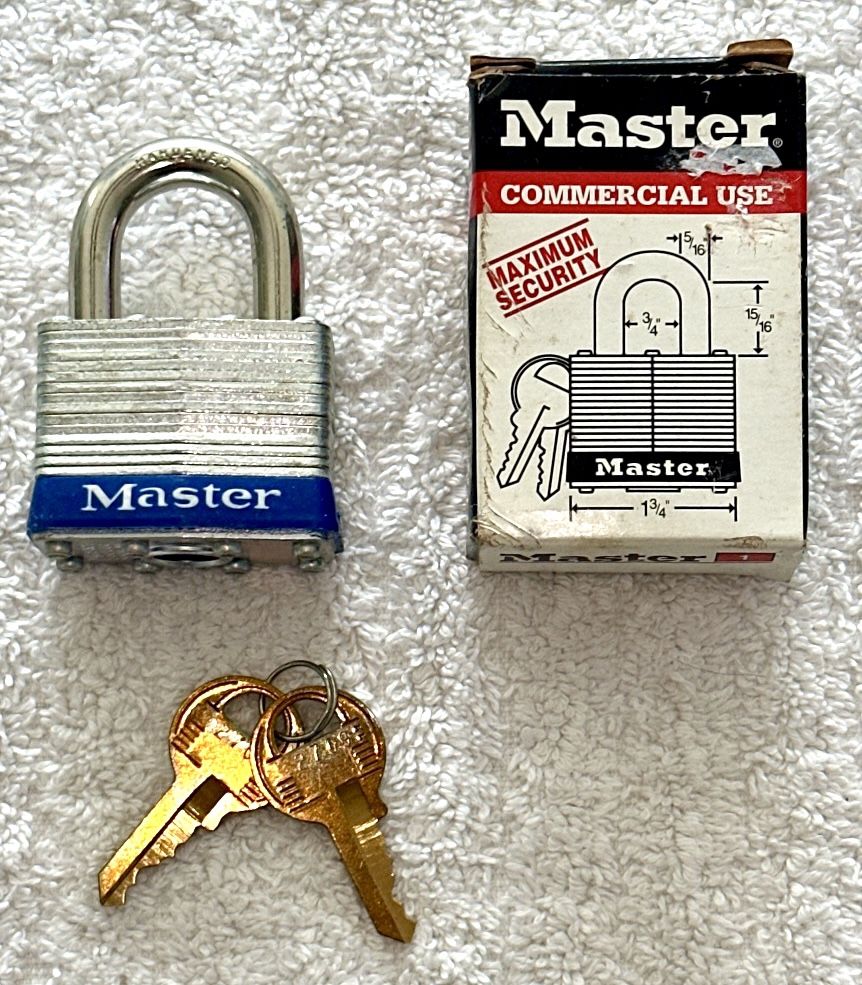 Master Lock Padlock #1 - New in Box