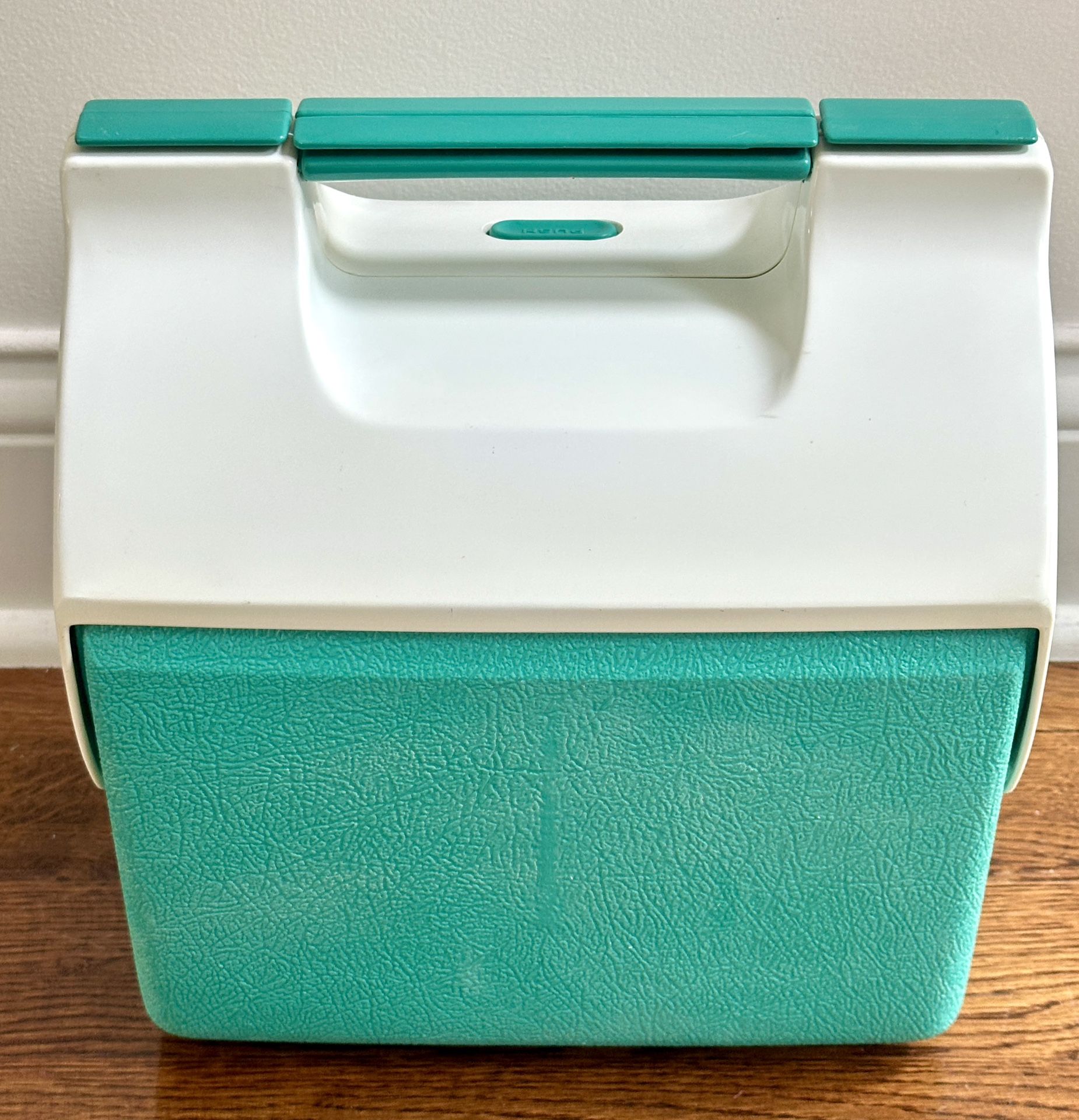 Vintage Thermos Lil Cool Date Cooler Teal & White - photo 2
