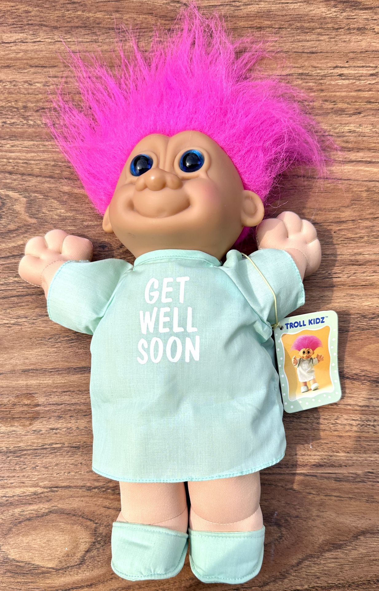 Russ Get Well Soon Troll Kidz 13” Vintage New