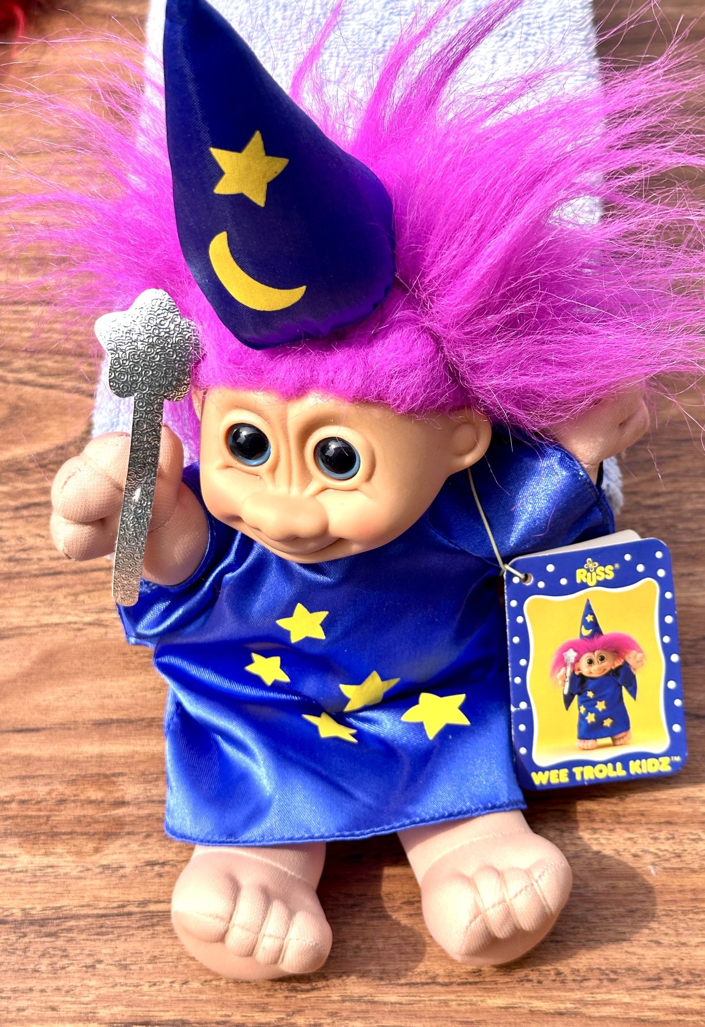 Russ Troll Kidz Wizard Lucky Troll - 12" Vintage - photo 3