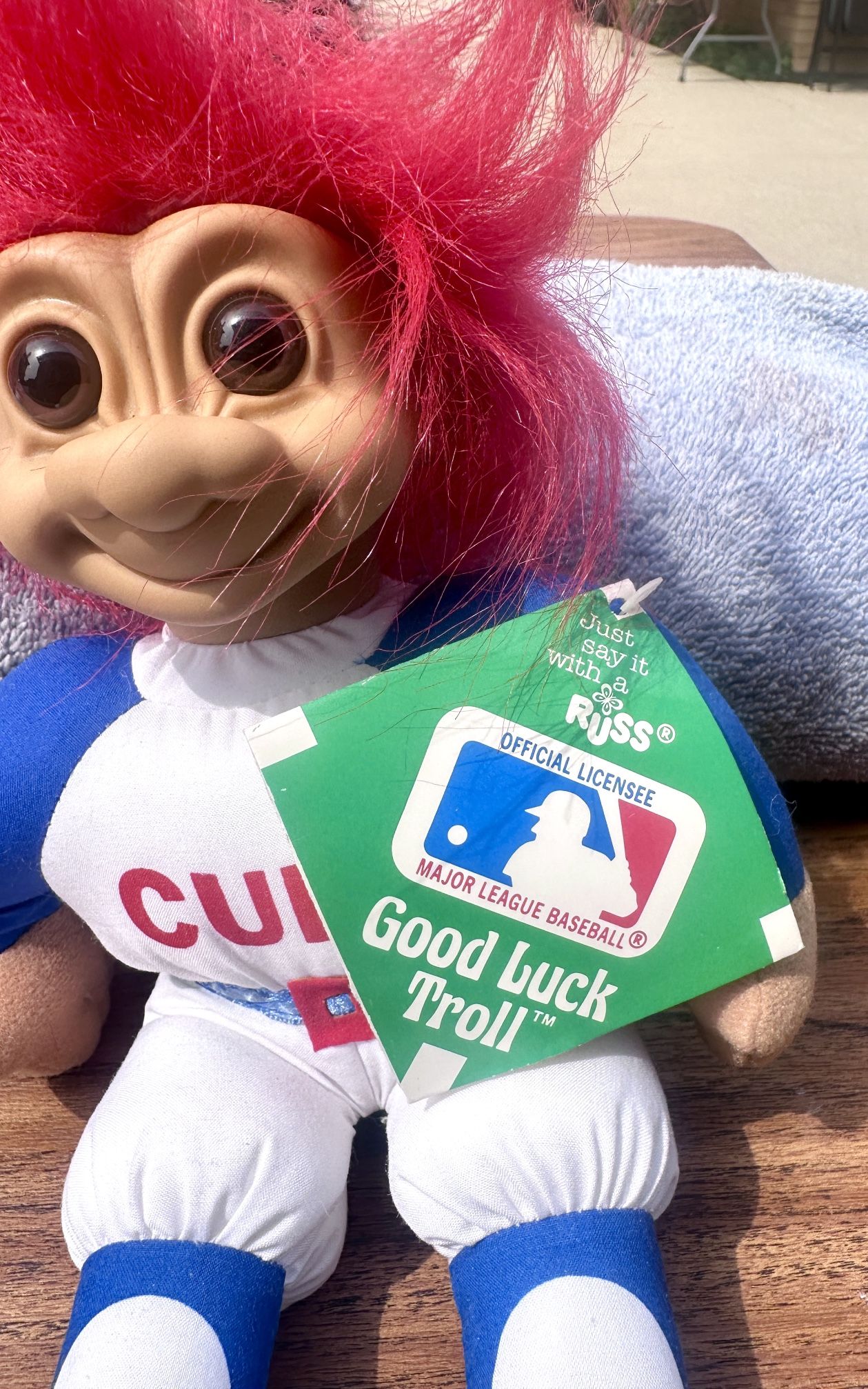 Russ Chicago Cubs 10" Troll Doll - MLB 1991 - photo 2