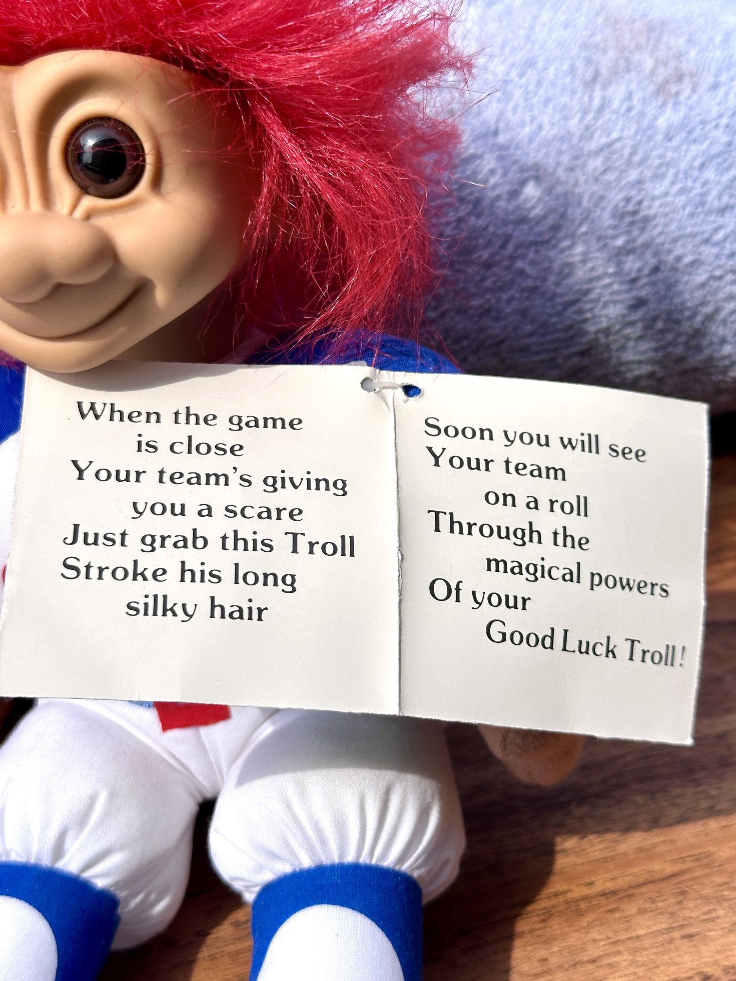 Russ Chicago Cubs 10" Troll Doll - MLB 1991 - photo 3