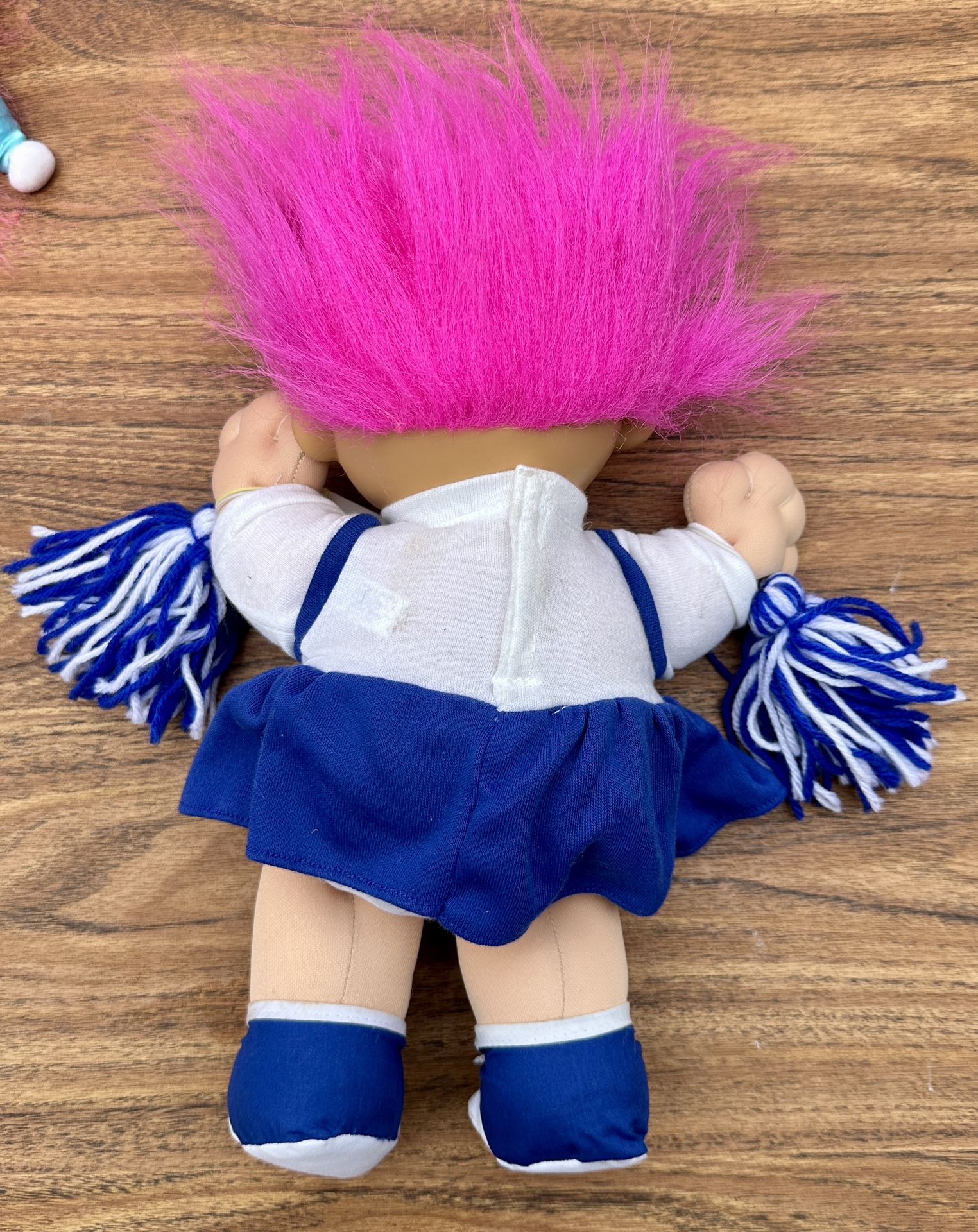 Russ Troll Kidz Cheerleader Doll - Blue & White Outfit - 12" Vin - photo 2