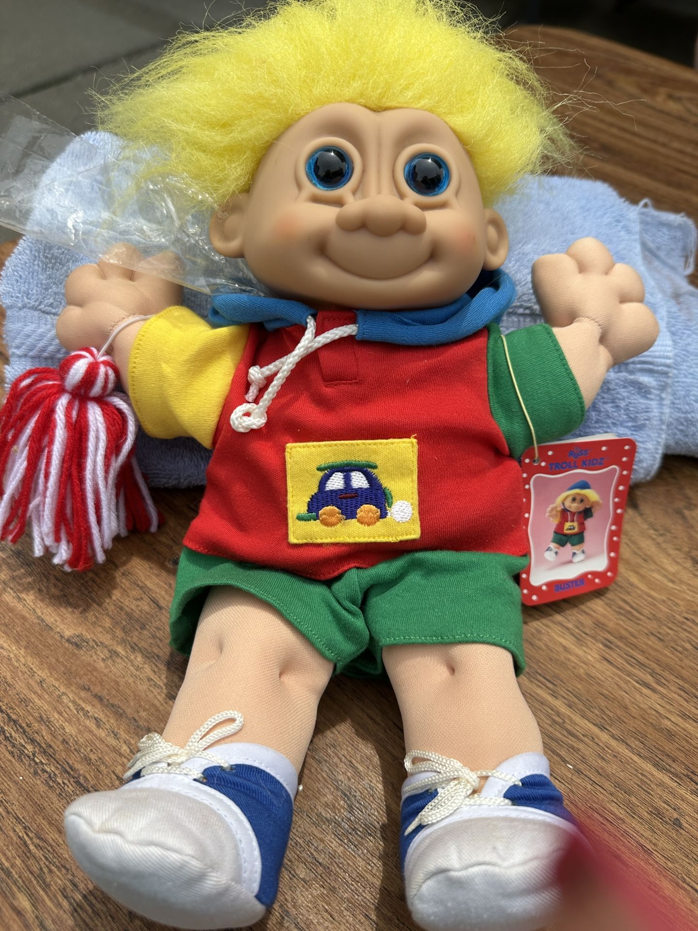 Russ Troll Kidz Buster Doll, 12” with Tags. Vintage-New - photo 3