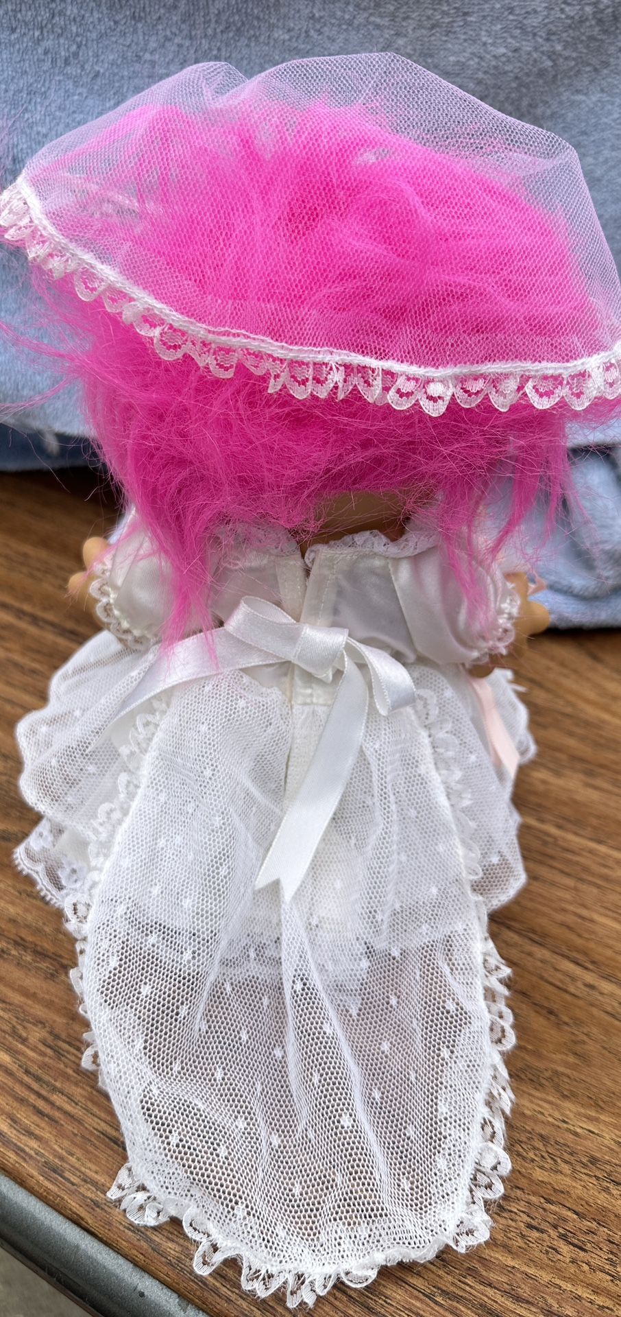 Russ Berrie Good Luck Troll Bride Doll Vintage New! - photo 2