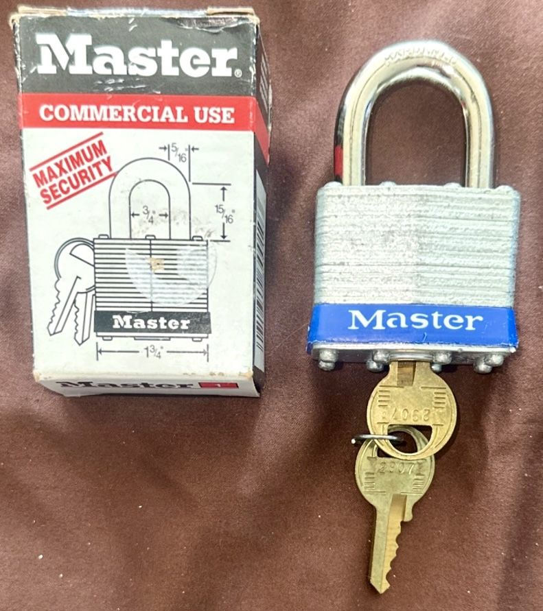Master Lock Maximum Security Padlock #1 - New in Box