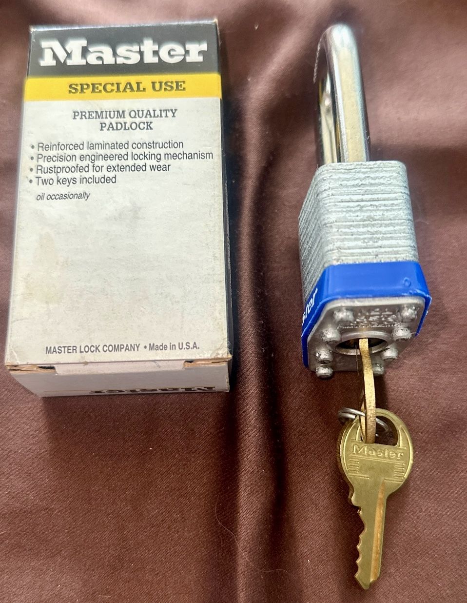 Master Padlock - Special Use Hardened Laminated Steel - photo 5