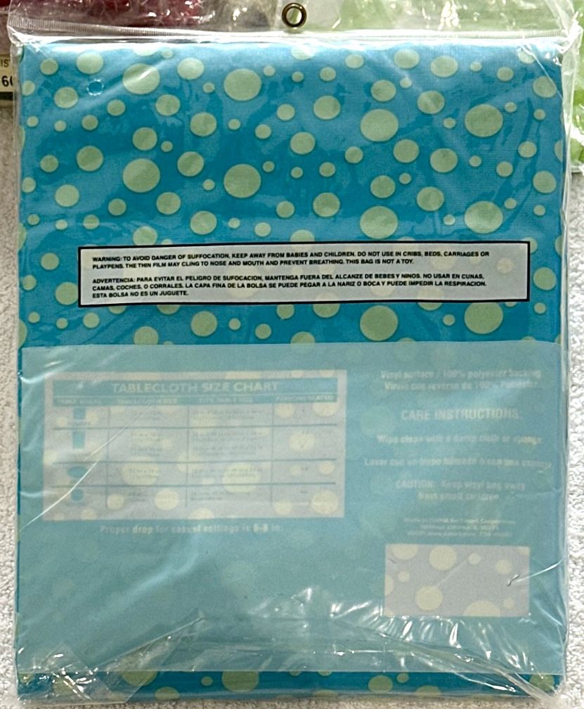 Vinyl Tablecloth - Summer Picnic - 52" x 90" Oblong - photo 2
