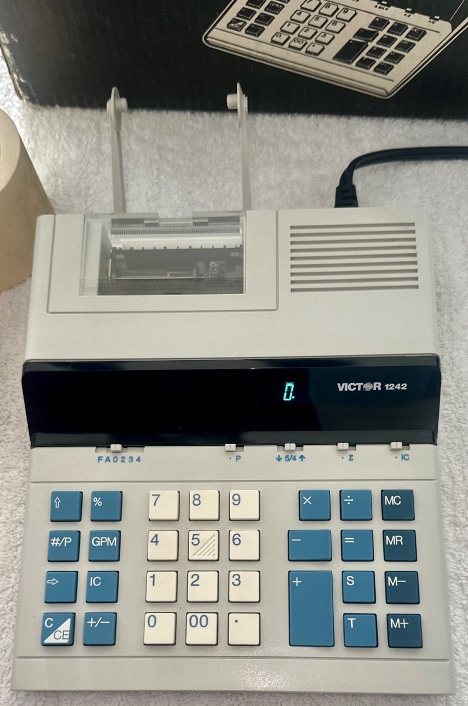 Victor 1242 Print Display Calculator - 1985 Vintage - photo 3