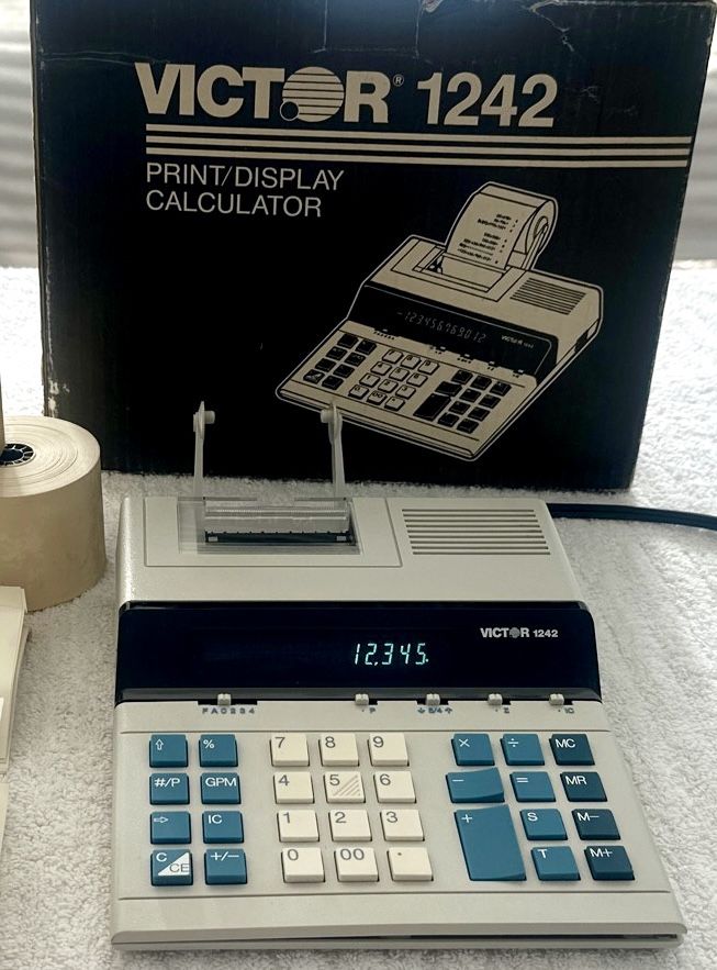 Victor 1242 Print Display Calculator - 1985 Vintage - photo 4
