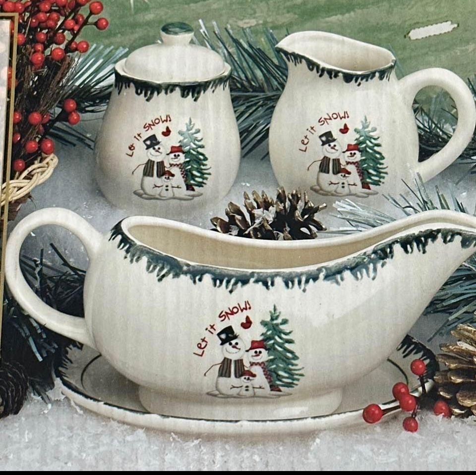 Stoneware Serving Set - 4 Piece Christmas Edition - photo 2